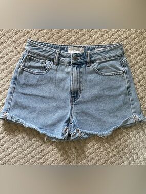 PacSun Light Wash Mom Shorts